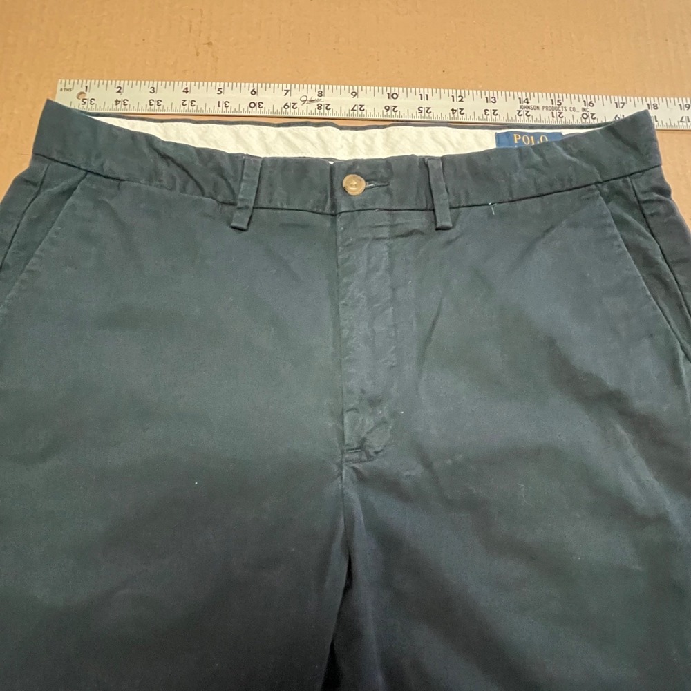 Polo Ralph Lauren Stretch Straight Fit Pants Men's 34x34 Blue Straight Leg Pony - Picture 7 of 15